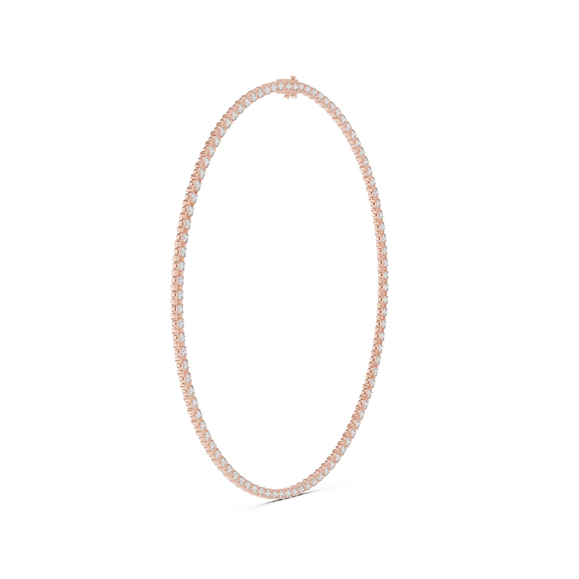 Round Lab Grown Diamond Pave Pendant