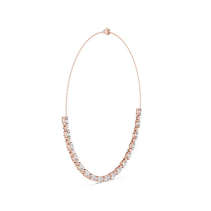 Round Lab Grown Diamond Pave Pendant