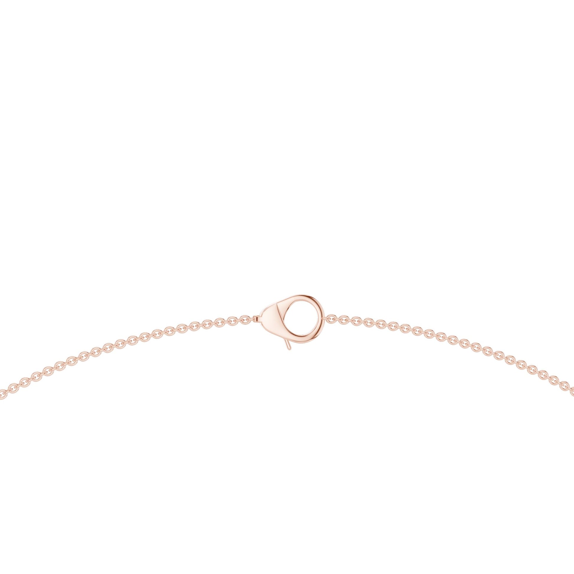 Round Lab Grown Diamond Pave Pendant