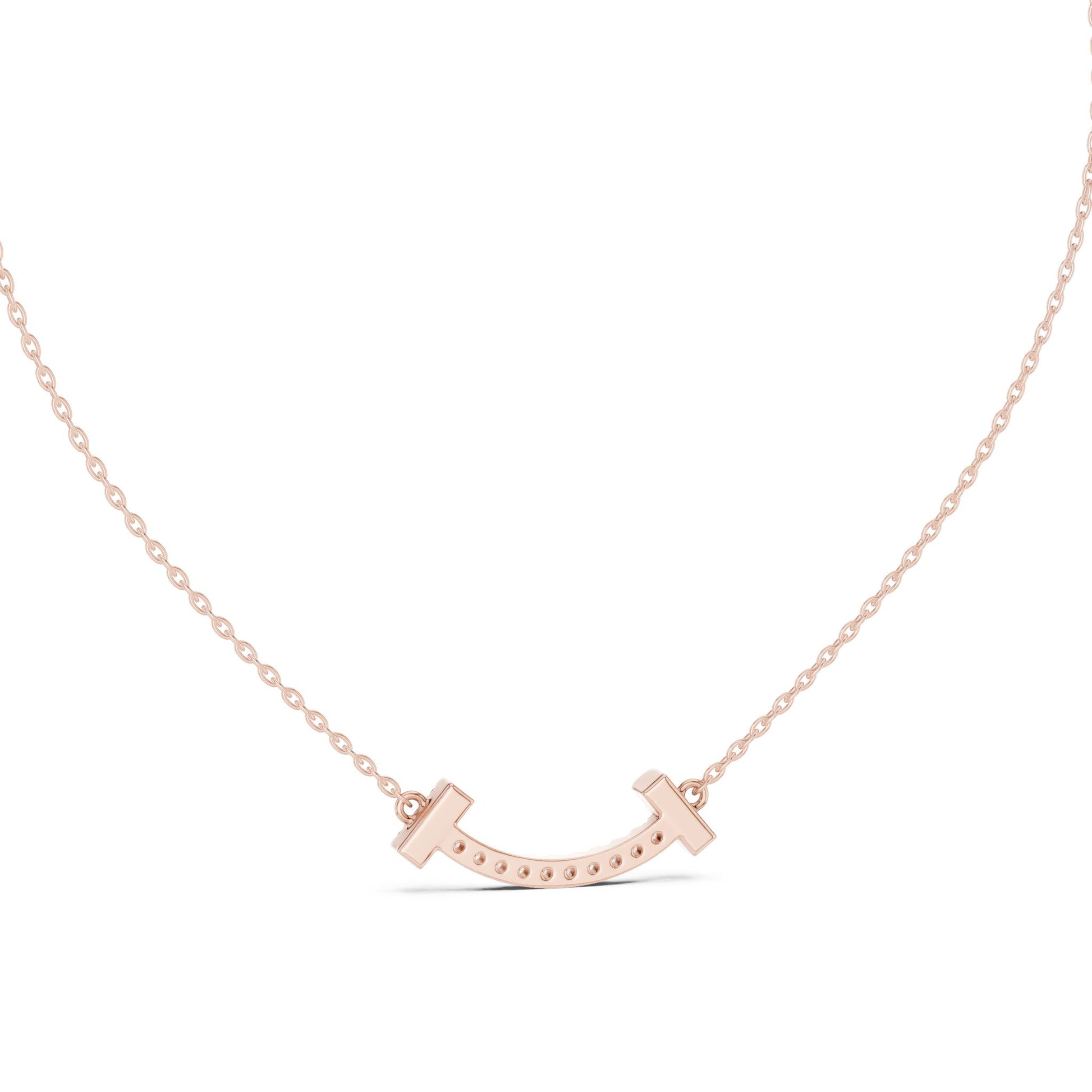 Round Lab Grown Diamond Pave Pendant