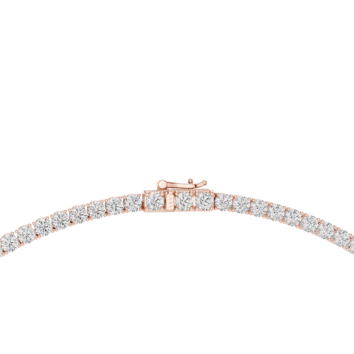 Round Lab Grown Diamond Pave Pendant
