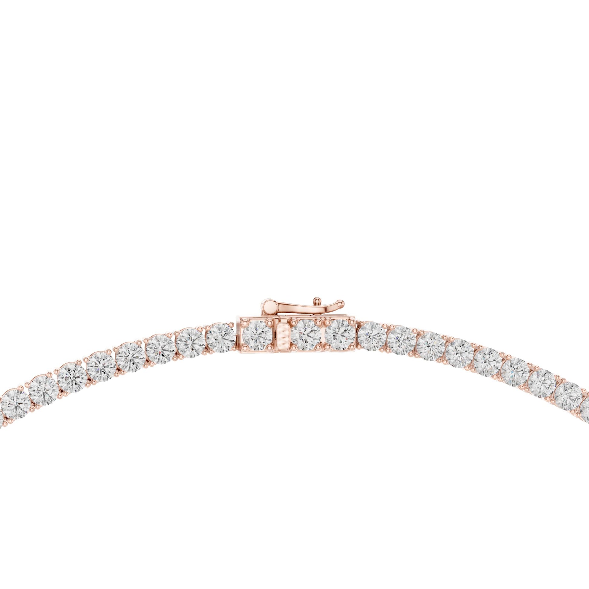 Round Lab Grown Diamond Pave Pendant