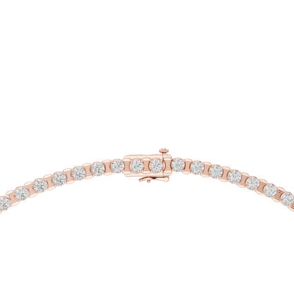 Round Lab Grown Diamond Pave Pendant
