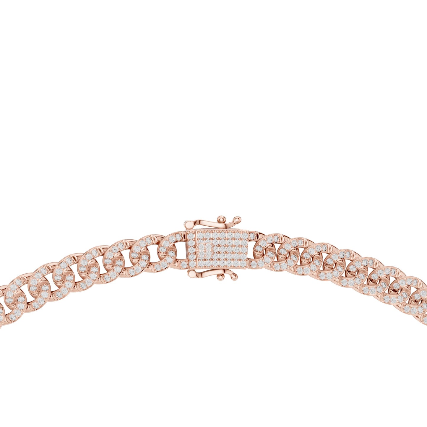 Round Lab Grown Diamond Pave Pendant