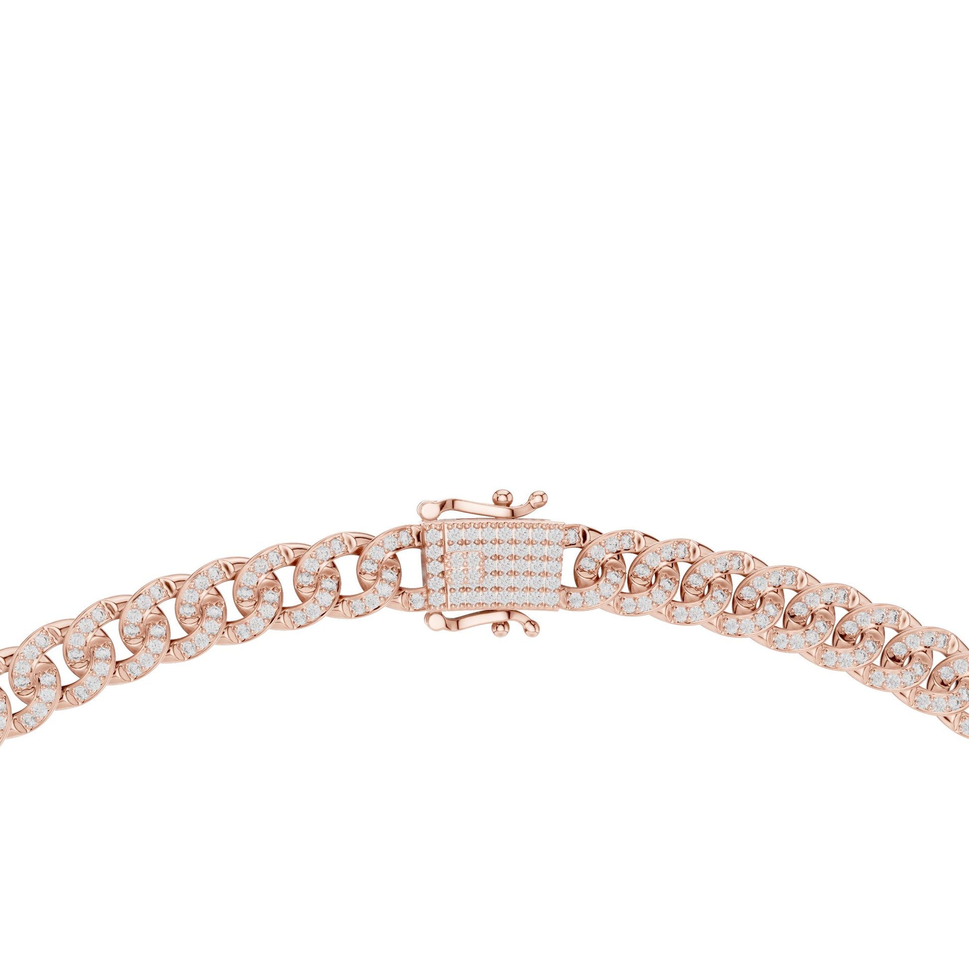 Round Lab Grown Diamond Pave Pendant