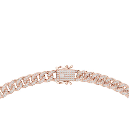 Round Lab Grown Diamond Pave Pendant