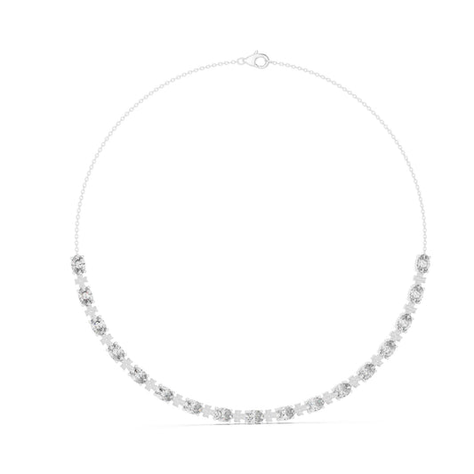 Round Lab Grown Diamond Pave Pendant
