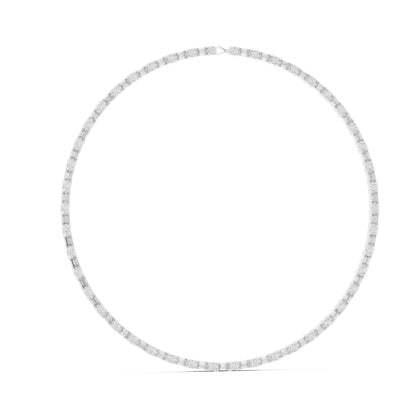 Round Lab Grown Diamond Pave Pendant