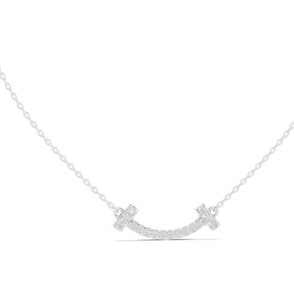 Round Lab Grown Diamond Pave Pendant