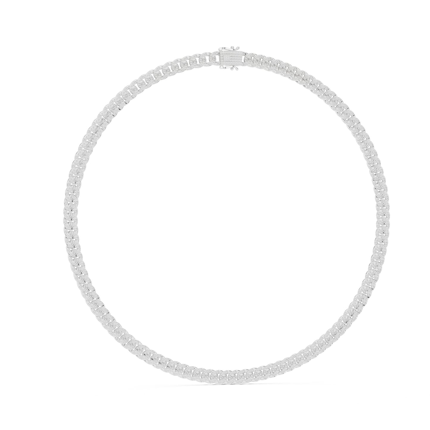 Round Lab Grown Diamond Pave Pendant