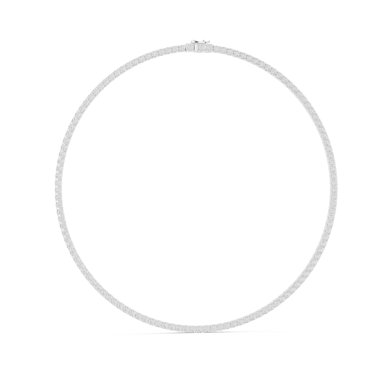 Round Lab Grown Diamond Pave Pendant