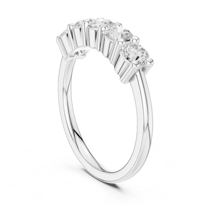 Round Lab Grown Diamond Pave Engagement Ring