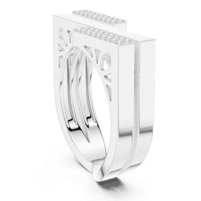 Women's Round Lab Grown Diamond Pave Ring