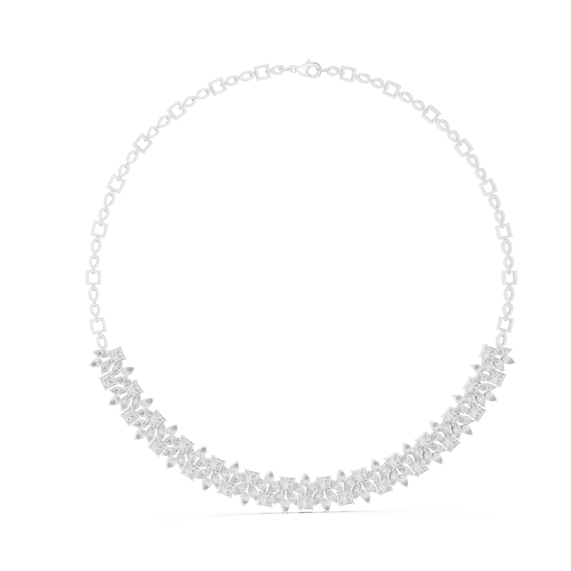 Round Lab Grown Diamond Pave Pendant