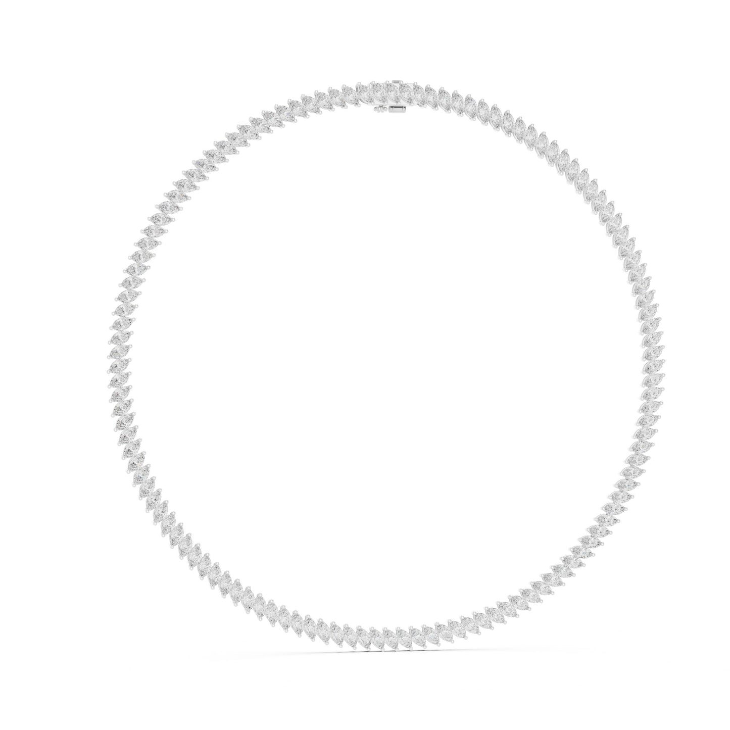 Round Lab Grown Diamond Pave Pendant