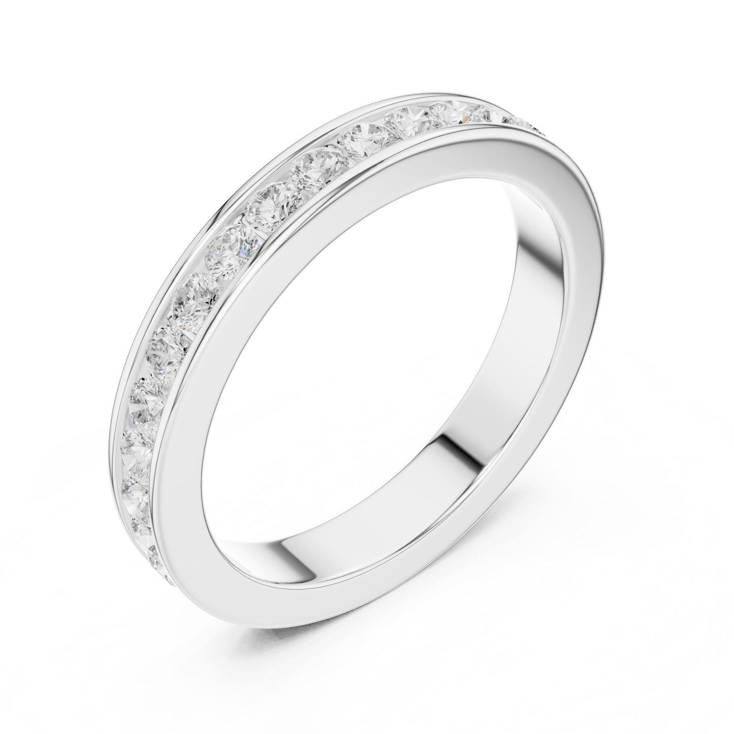 Men's Round Lab Grown Diamond Pave Ring