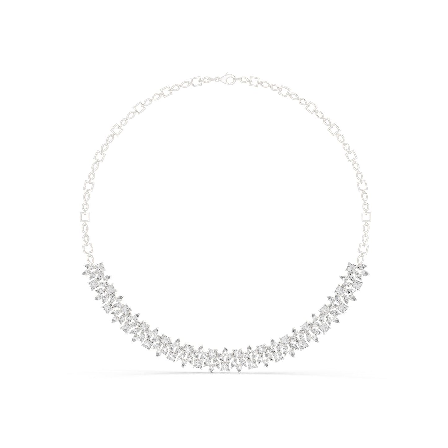 Round Lab Grown Diamond Pave Pendant