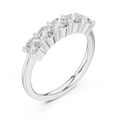 Round Lab Grown Diamond Pave Engagement Ring