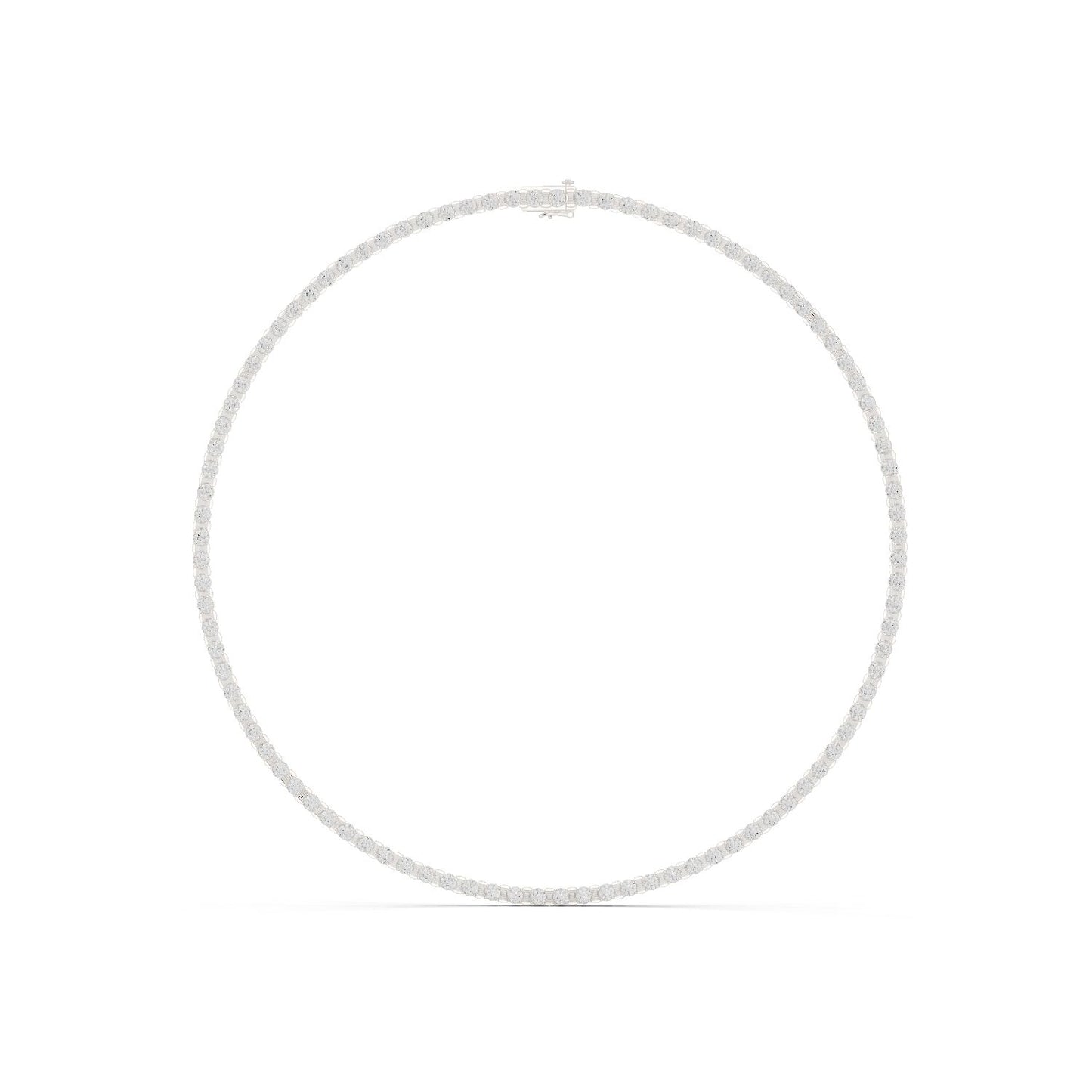 Round Lab Grown Diamond Pave Pendant