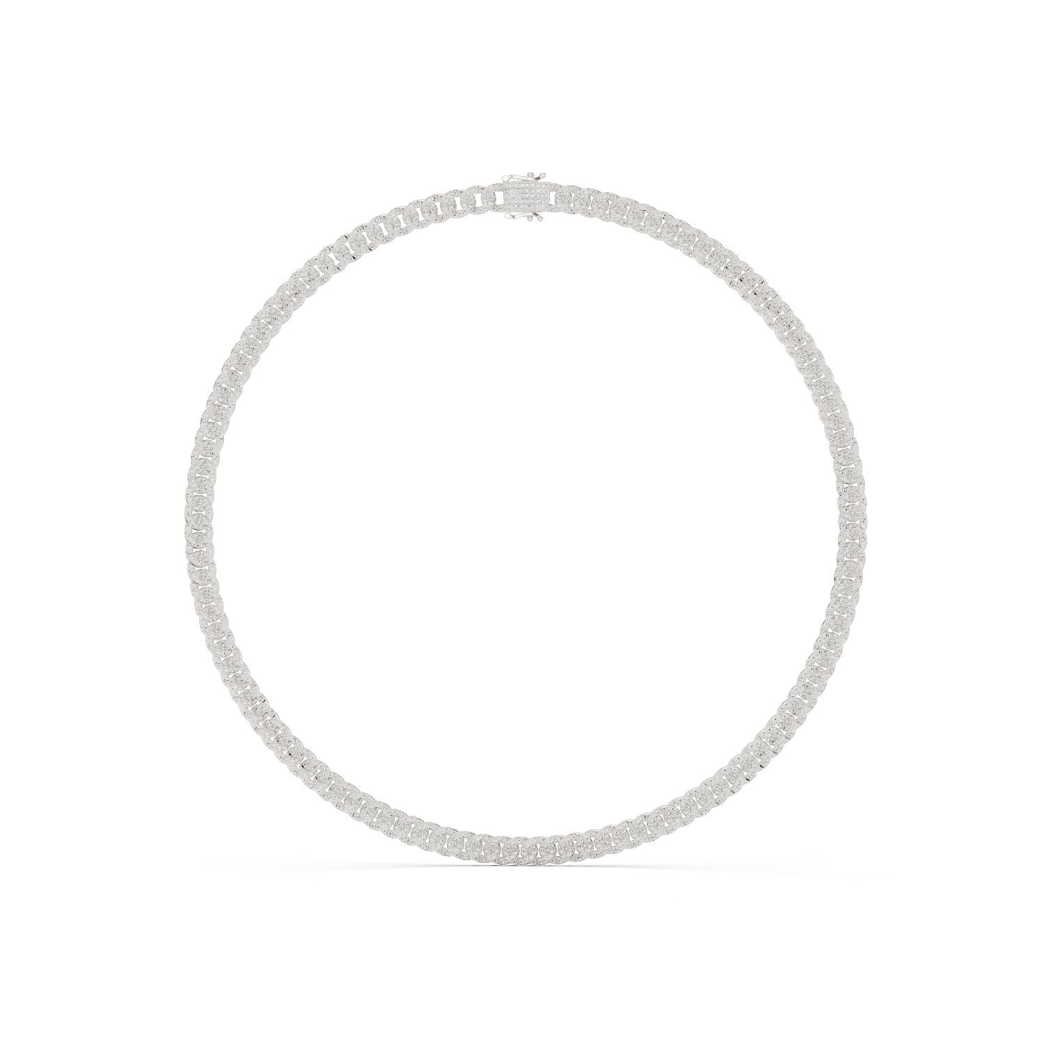 Round Lab Grown Diamond Pave Pendant