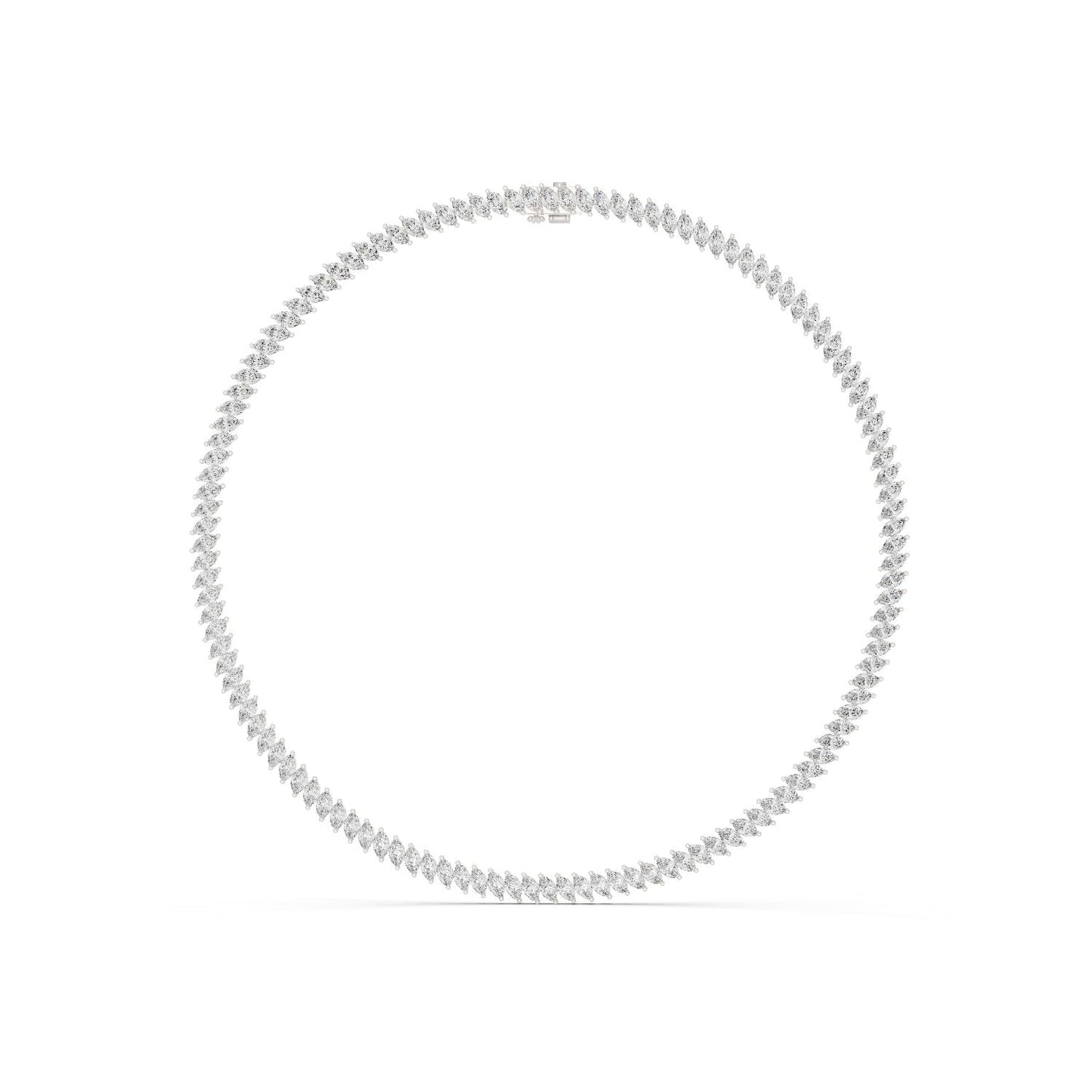 Round Lab Grown Diamond Pave Pendant
