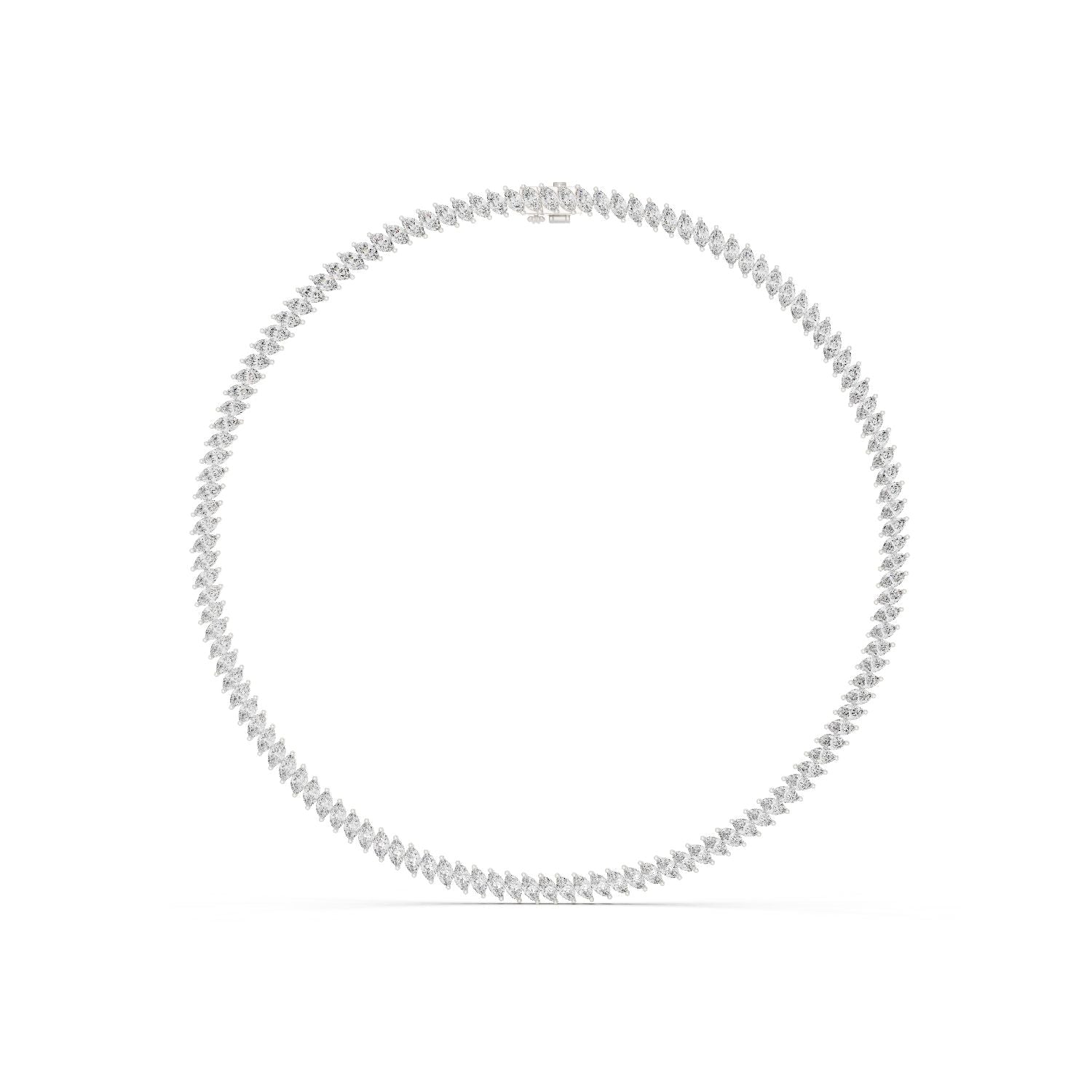 Round Lab Grown Diamond Pave Pendant