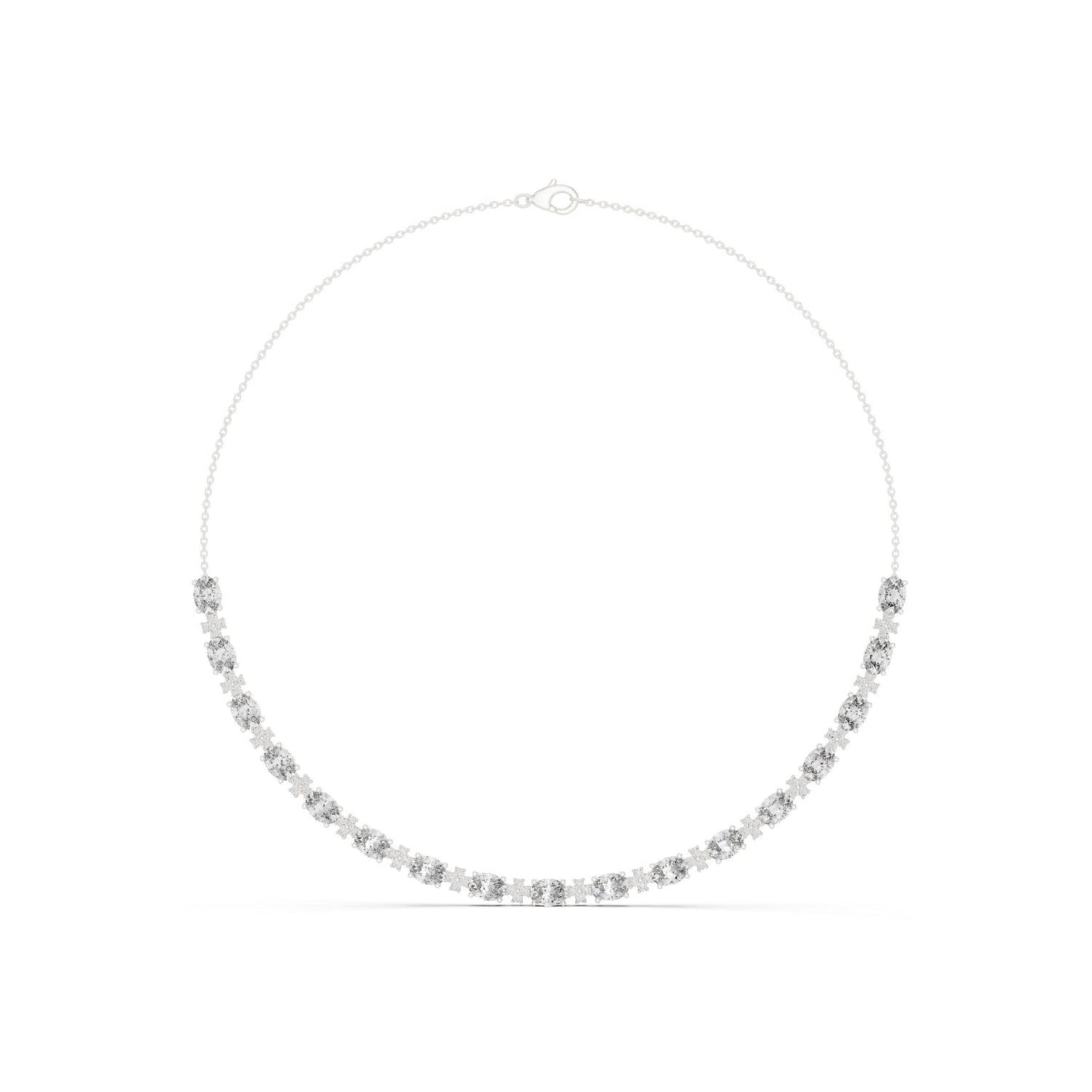 Round Lab Grown Diamond Pave Pendant