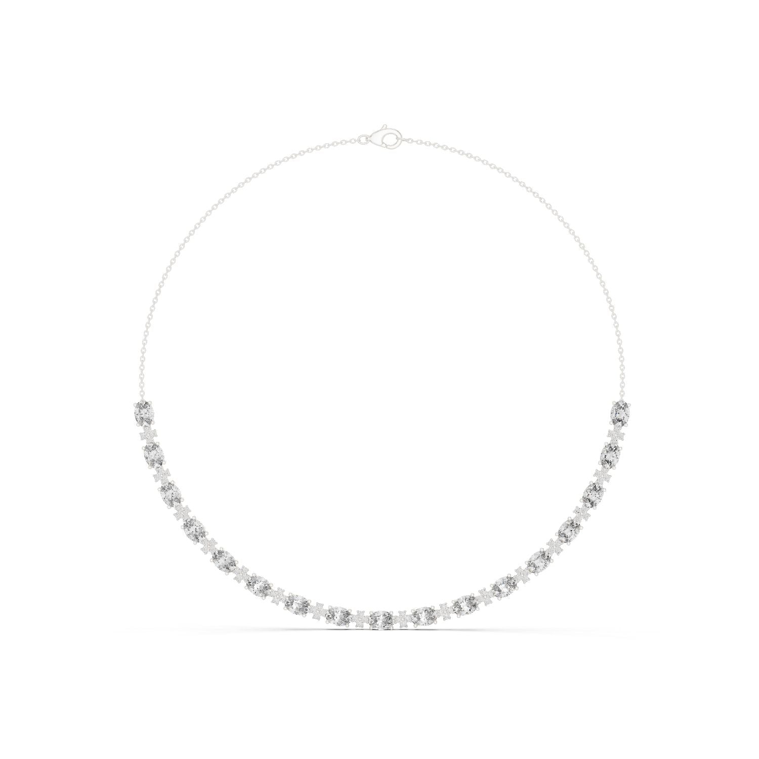 Round Lab Grown Diamond Pave Pendant