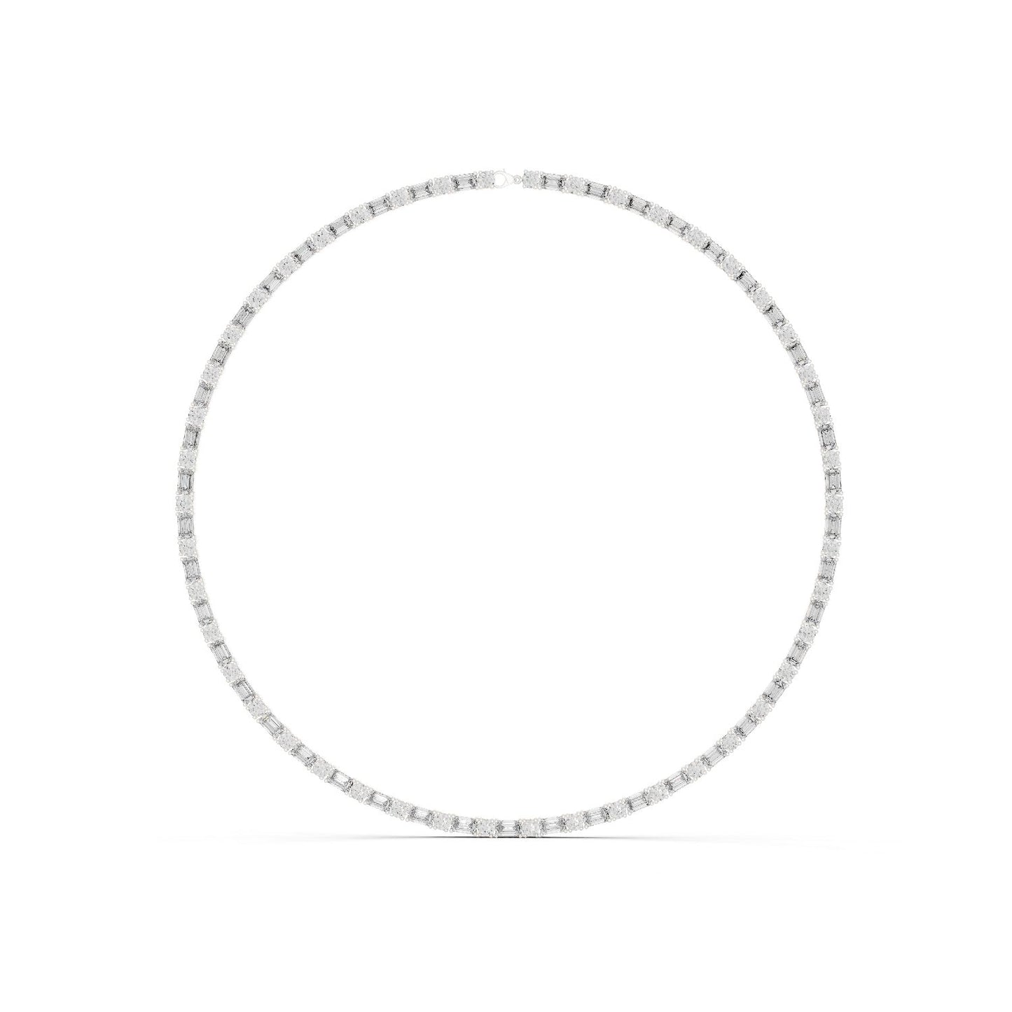 Round Lab Grown Diamond Pave Pendant