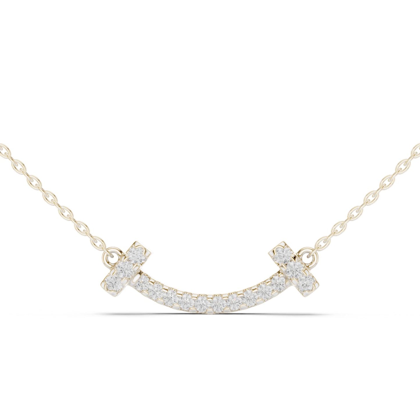 Round Lab Grown Diamond Pave Pendant