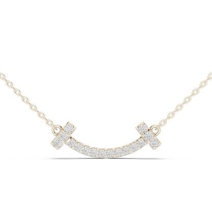 Round Lab Grown Diamond Pave Pendant