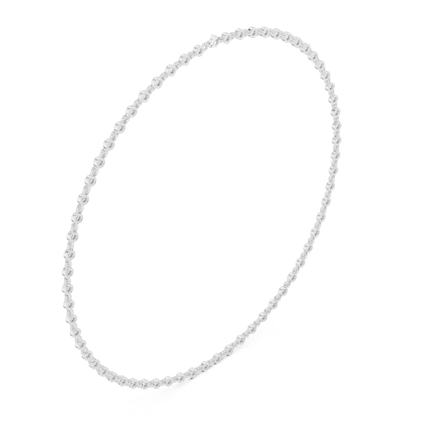 Round Lab Grown Diamond Pave Pendant
