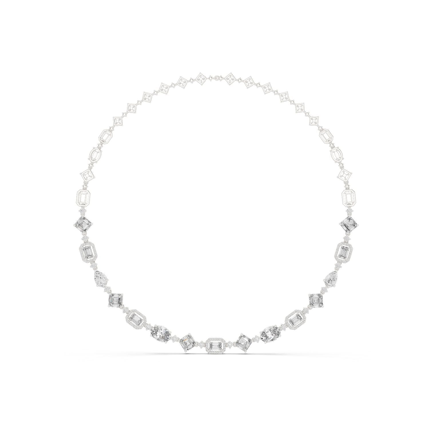 Round Lab Grown Diamond Pave Pendant