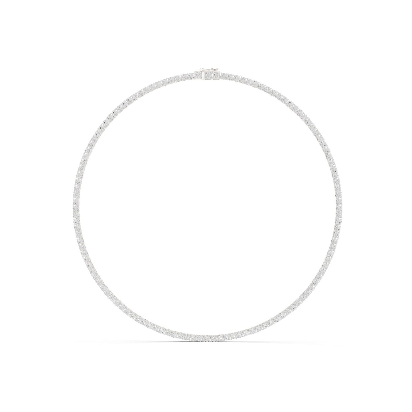 Round Lab Grown Diamond Pave Pendant