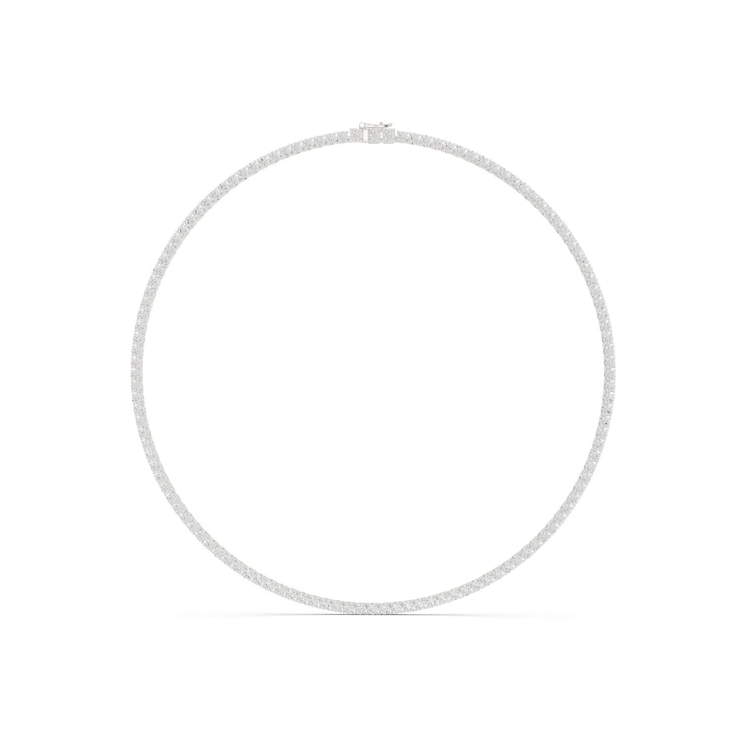Round Lab Grown Diamond Pave Pendant