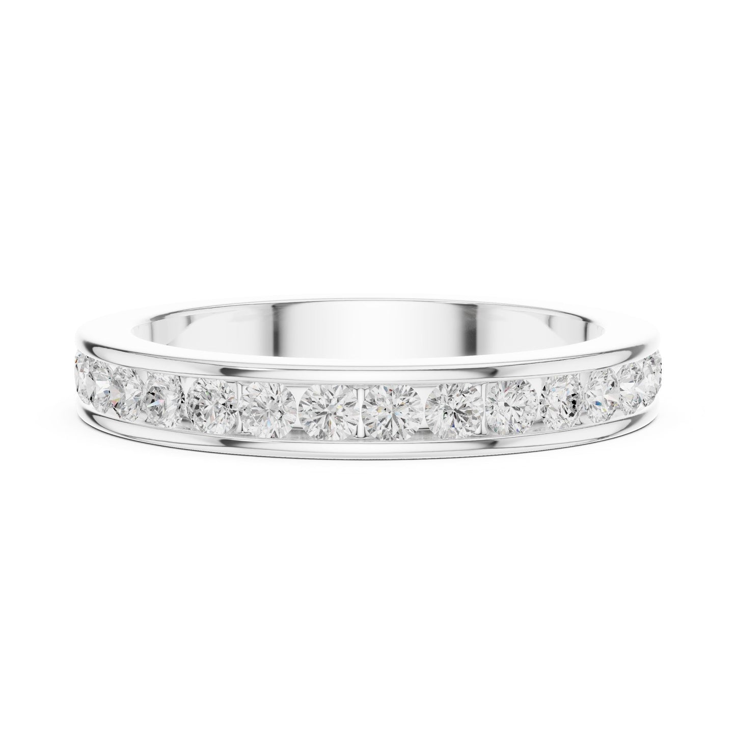 Men's Round Lab Grown Diamond Pave Ring