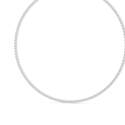 Round Lab Grown Diamond Pave Pendant
