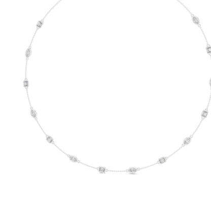 Round Lab Grown Diamond Pave Pendant