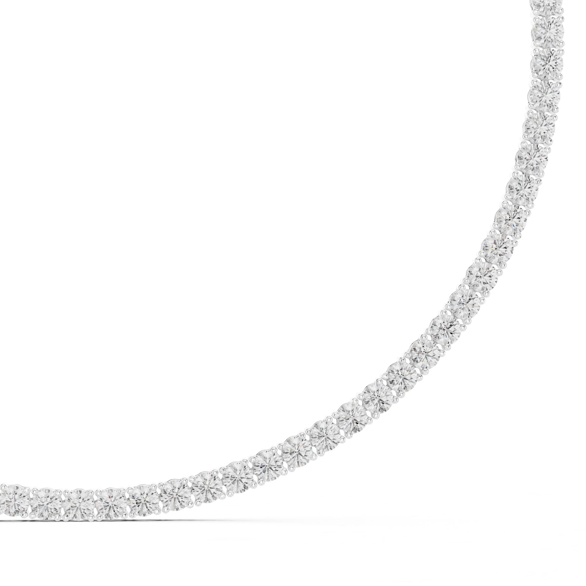 Round Lab Grown Diamond Pave Pendant