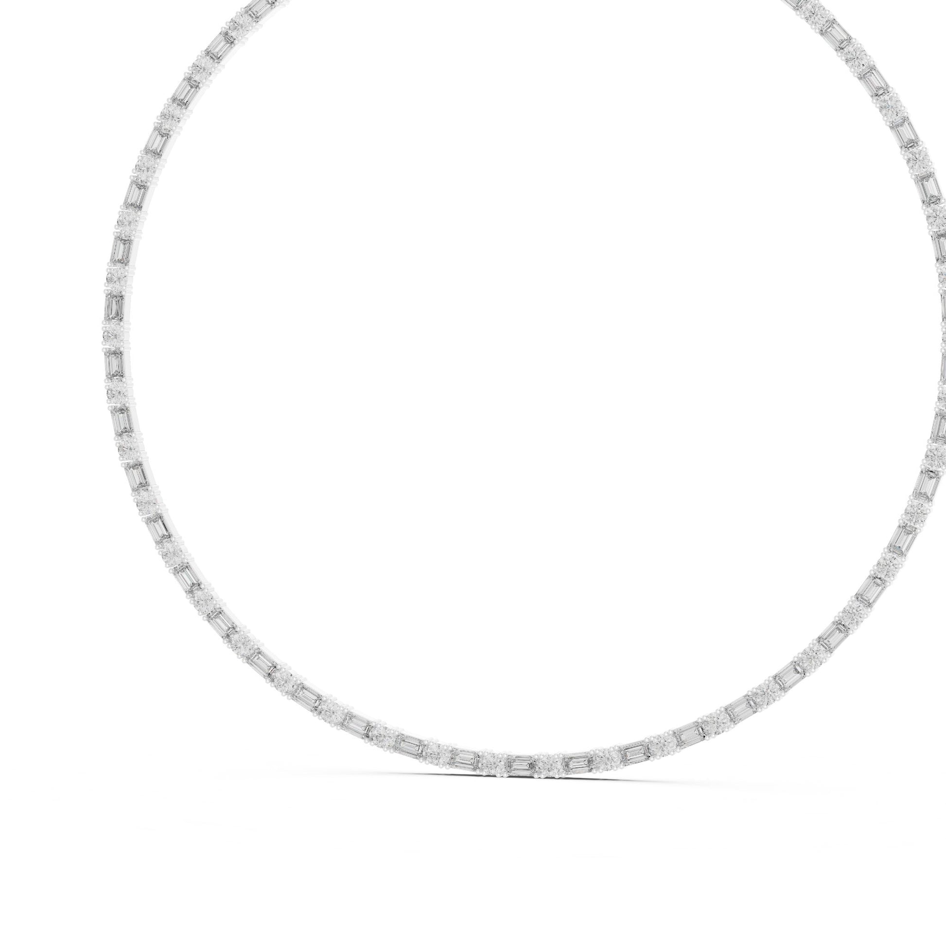 Round Lab Grown Diamond Pave Pendant