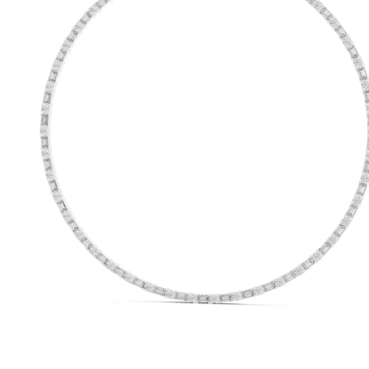 Round Lab Grown Diamond Pave Pendant