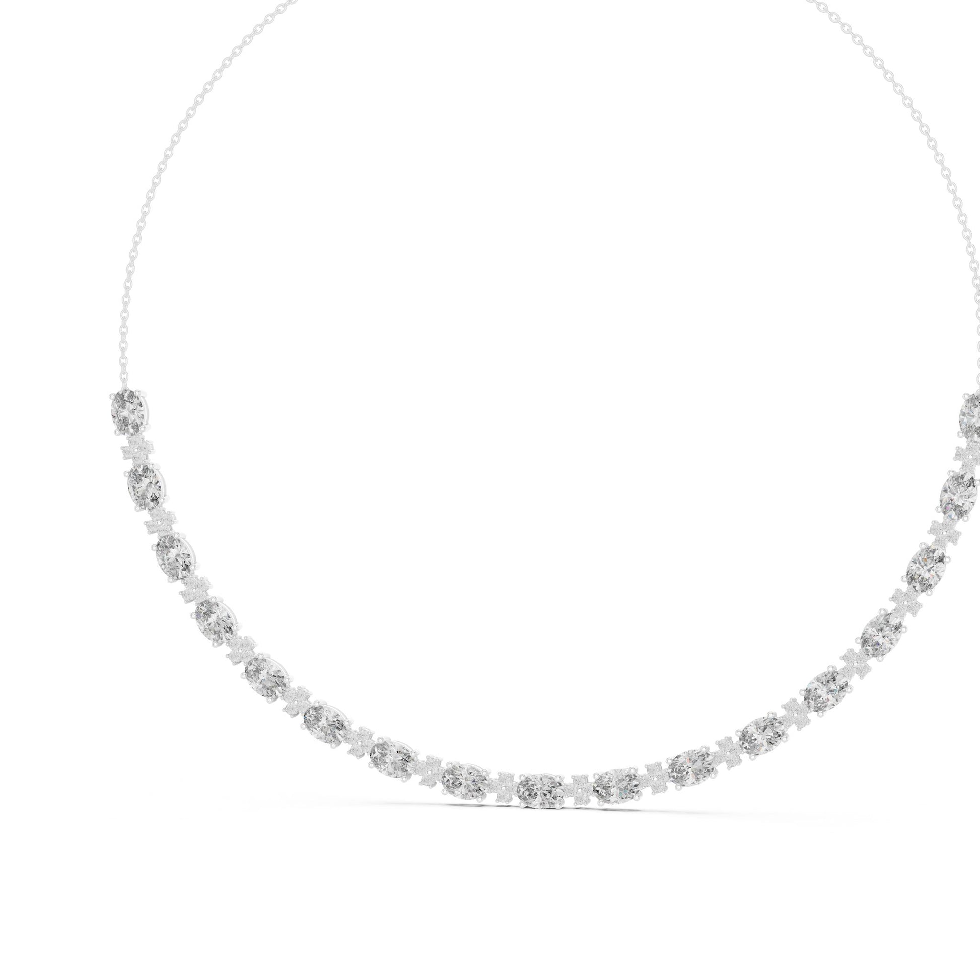 Round Lab Grown Diamond Pave Pendant