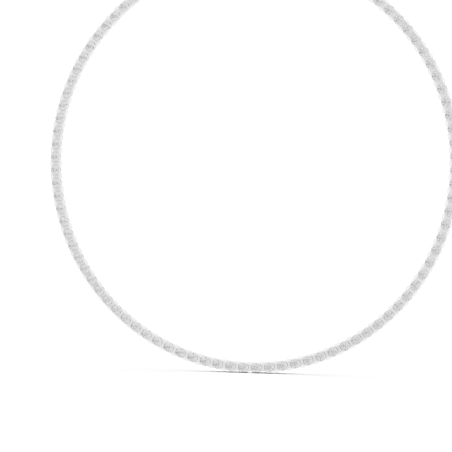 Round Lab Grown Diamond Pave Pendant