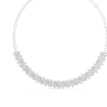 Round Lab Grown Diamond Pave Pendant
