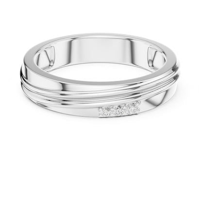 Men's Round Lab Grown Diamond Pave Ring