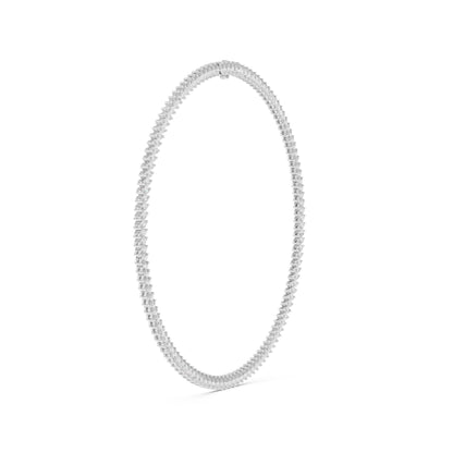 Round Lab Grown Diamond Pave Pendant