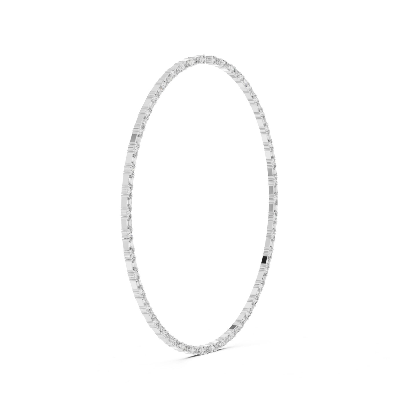 Round Lab Grown Diamond Pave Pendant
