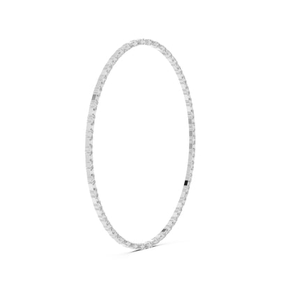 Round Lab Grown Diamond Pave Pendant