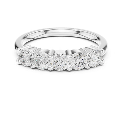 Round Lab Grown Diamond Pave Engagement Ring