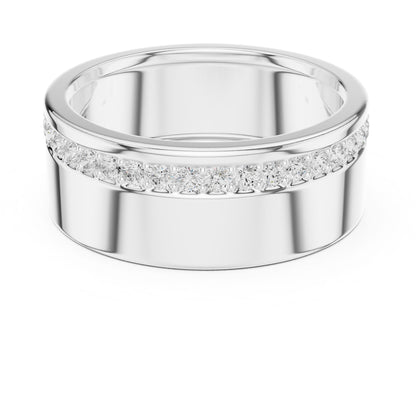 Men's Round Lab Grown Diamond Pave Ring